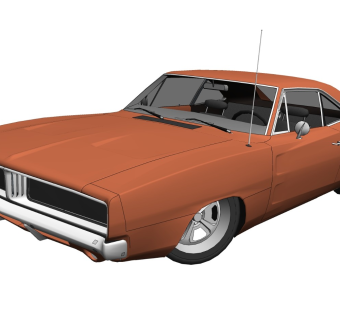 超精细汽车模型 道奇 CHARGER 69_SU2015